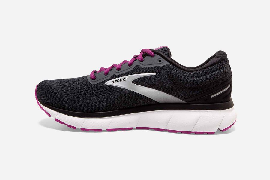 Brooks Trace Road Loopschoenen Dames - Zwart/Paars - 783429GBN